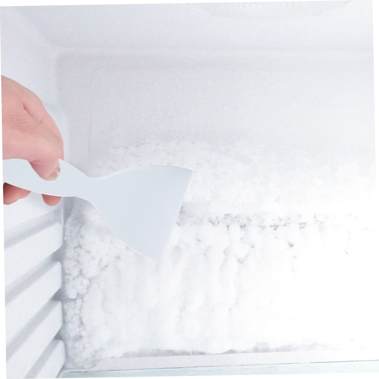 SEWOART 6pcs Deicing Shovel Snow Shovel Handheld Frost Versatile Scraper Deicing Flat Shovel Multifunctional Shovel Kitchen Cleaning Spatula Car Ice Freezer Frost Shovel Plastic