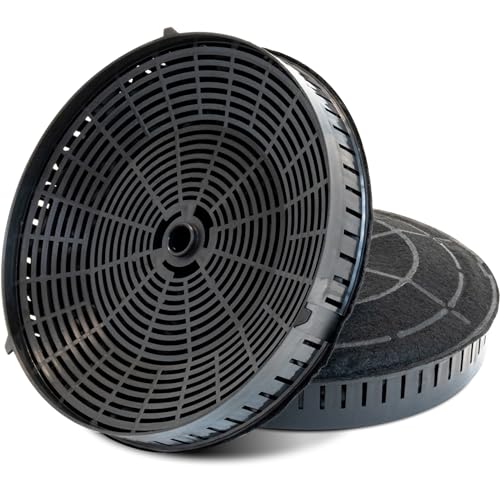 2 Stück Kohlefilter Aktivkohlefilter Dunstabzugshaube Ersatz für AEG 4055171138/4055217501 Type57 Whirlpool 484000008824 Elica CFC0038668 Abzugshaube Filter Bauknecht