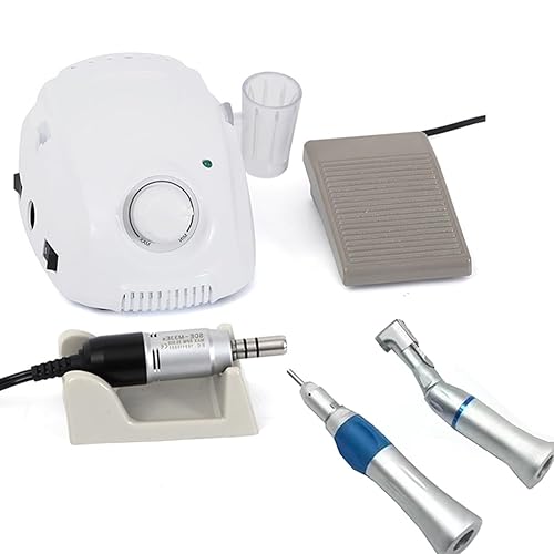 Kit profesional de taladro de uñas con velocidad ajustable de hasta 35000 RPM, máquina de uñas eléctrica multifuncional para uñas acrílicas, pulido,