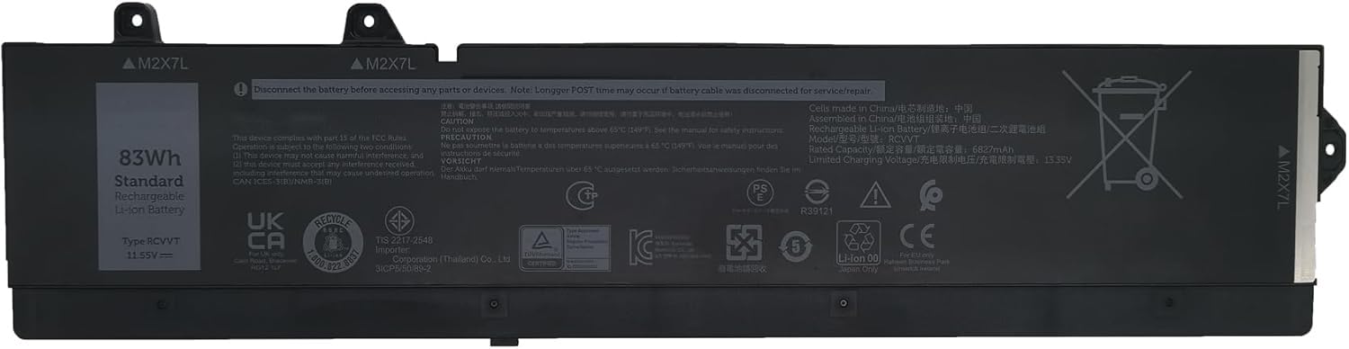 RCVVT X26RT NWDC0 Laptop-Akku