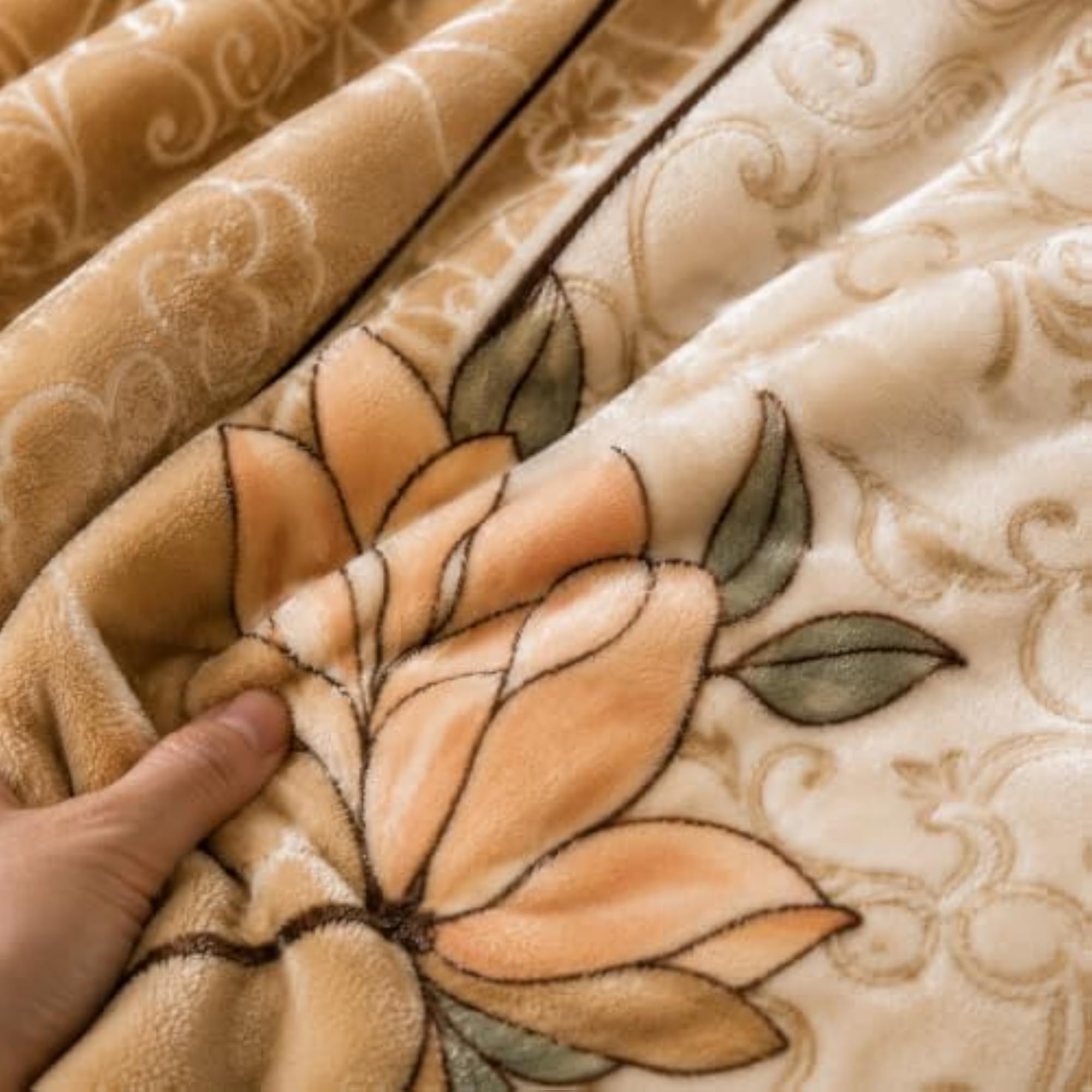 Luxuriously Soft Double Bed King Size Mink Blanket