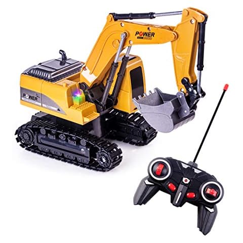 Excavadora Teledirigido Niños Highttoy 6 Canales Escala 1:24 Cover