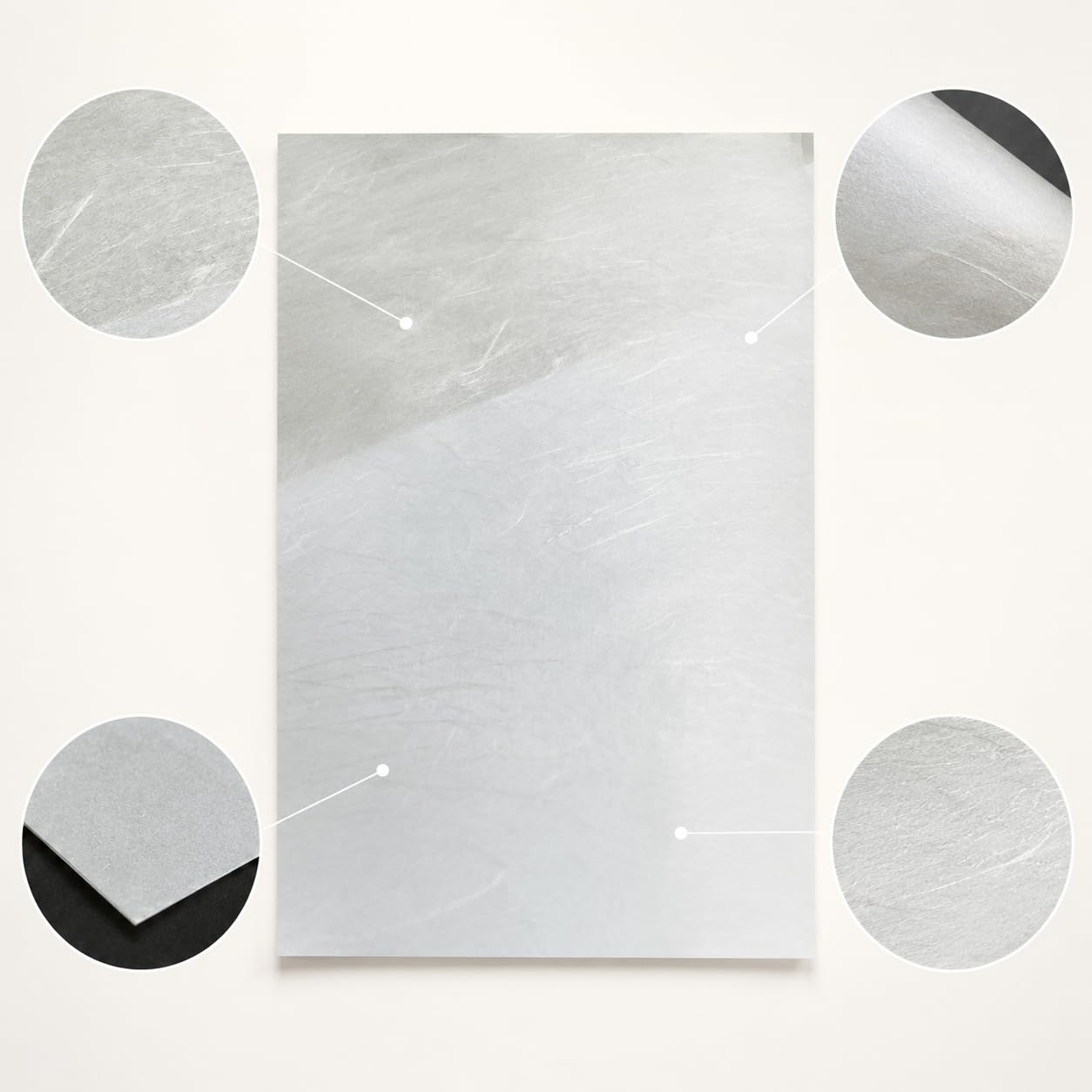 Yunhgft Washi - Papel decorativo para grabar fondos, hecho a mano con textura