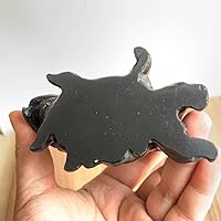 Vista 9 de TEAMWILL Búho resina esfera titular soporte base cristal natural bola mano decoración regalo