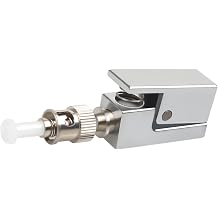ST UPC Square Fiber Optic Coupler Adapter - Single Mode Compatible, High Precision Bare Connector for Server Rack, Data Center & Network Equipment