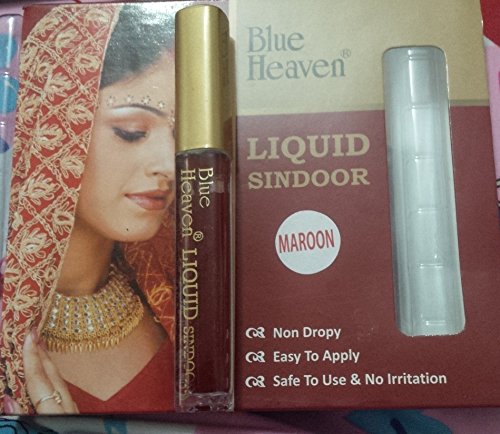 Blue Heaven Liquid Sindoor Kum Kum Maroon Shade 5ml
