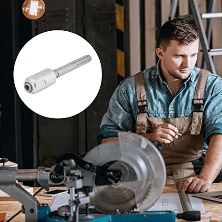sds max to sds plus adapter,for Rotary Hammer to sds max hammer drill (Silver)