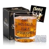 Spreadsheet Whiskey Glass