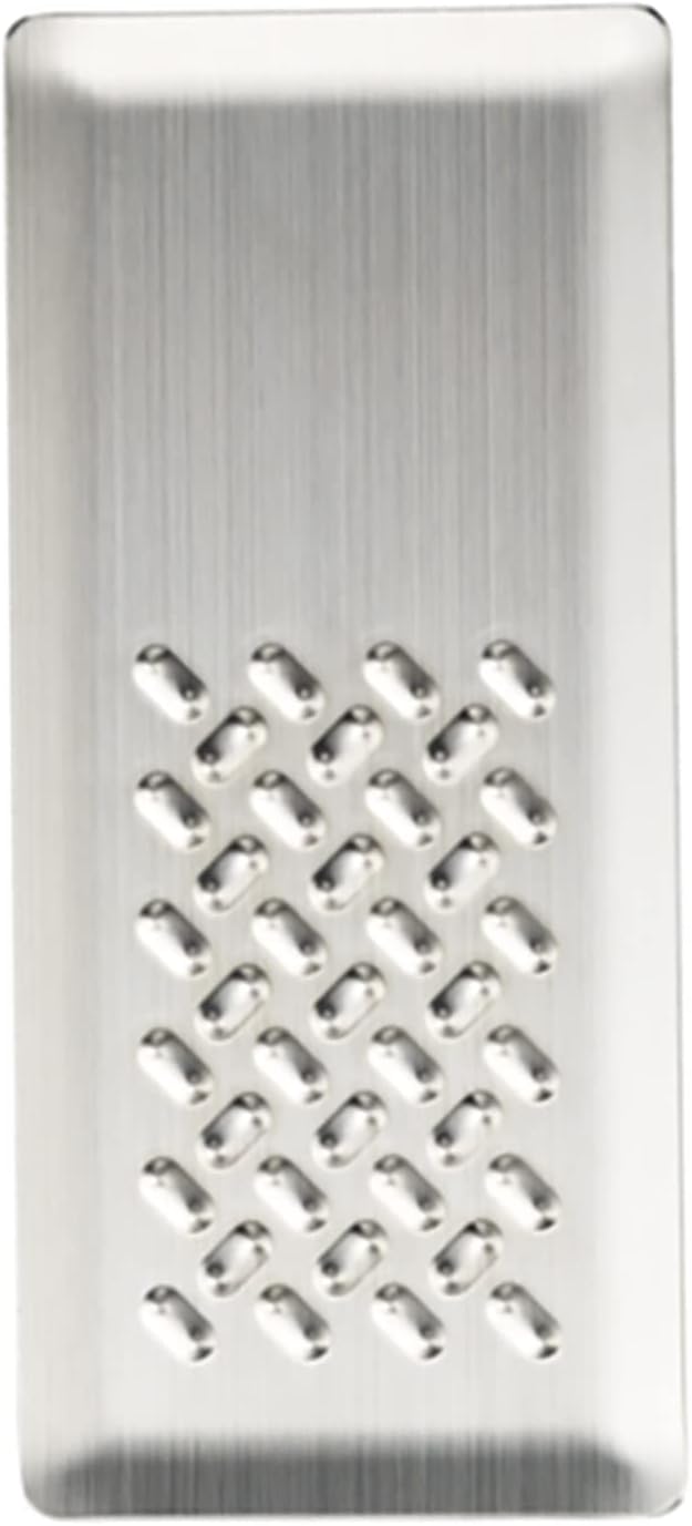 (Tsubamesanjo) Tomita Stainless Steel Mini Grater, 7.1 inches (18 cm), Made in Japan: Grater without a blade, so it won't hurt even if you touch it with your finger, and can be easily cleaned with a