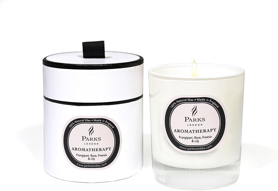 Parks London Aromatherapy One Wick Candle - Frangipani, Rose, Freesia & Lily