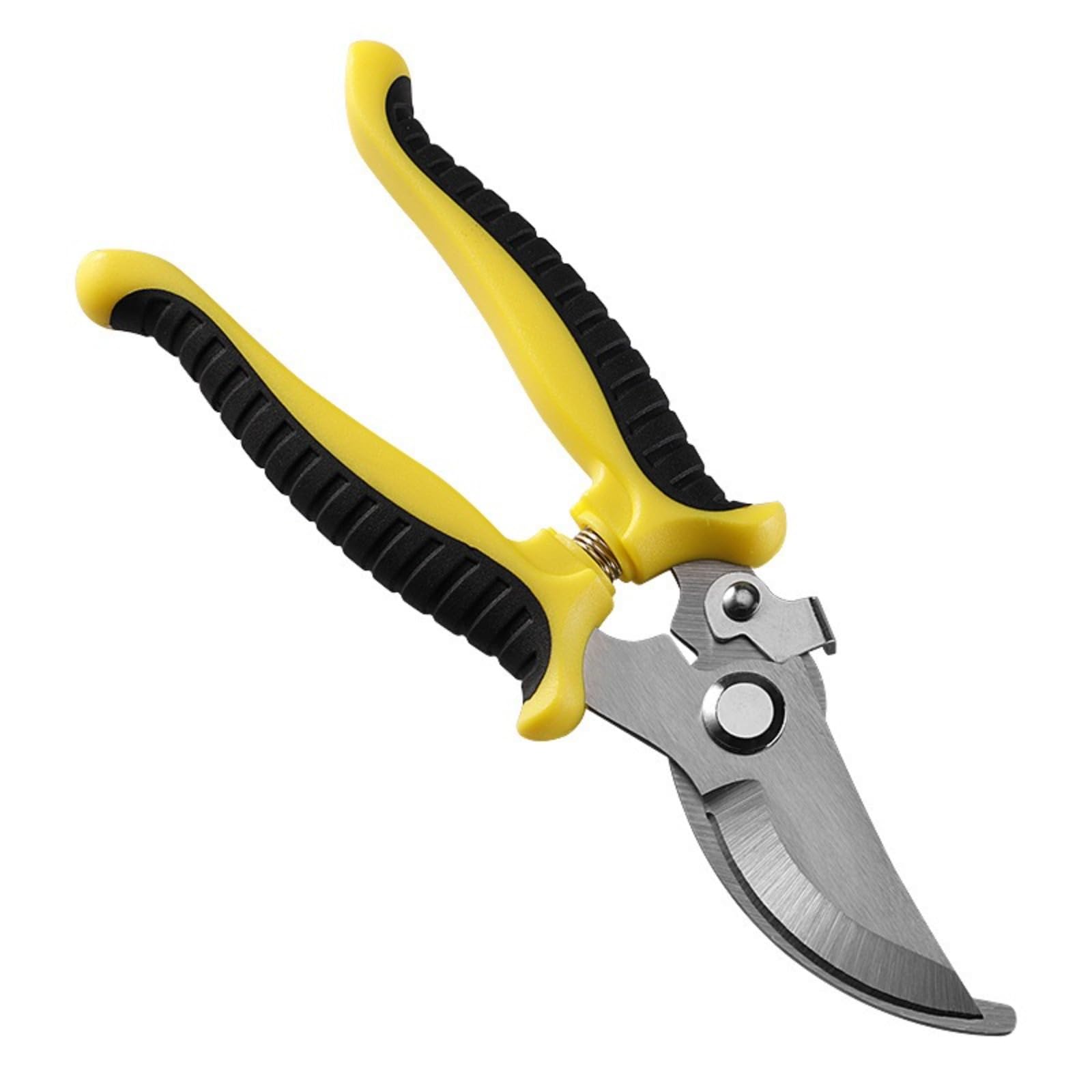 Bncyqhwlk Yellow And Black Stainless Steel Branch Shears Pruning Shears Gardening Scissors