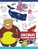 Animal Coloring Books for Kids: The Really Best Relaxing Colouring Book For Kids 2017 (Cute, Animal, Dog, Cat, Elephant, Rabbit, Owls, Bears, Kids Coloring Books Ages 2-4, 4-8, 9-12)