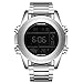 Produktbild WENY Outdoor-Casual Uhr Herren Digital Sport Armbanduhr LED-Bildschirm große Gesicht Elektronik Militäruhren wasserdicht Alarm Stoppuhr zurück Licht (Farbe : Silber)