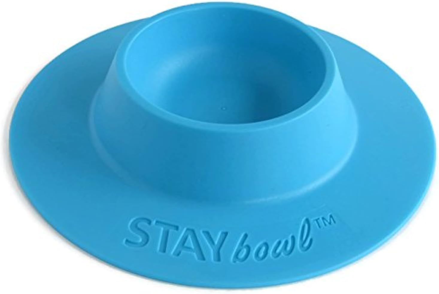 Tip-Proof Ergonomic Pet Bowl for Guinea Pig and Other Small Pets; 1/4-Cup Size; Sky Blue