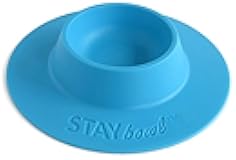 STAYbowl Tip-Proof Ergonomic Pet Bowl for Guinea Pig and Other Small Pets; 1/4-Cup Size; Sky Blue