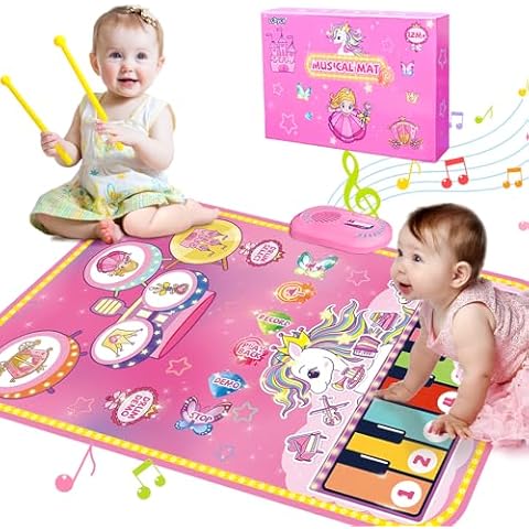 Lobyoh 2 in 1 Music Mat for Toddlers Cover