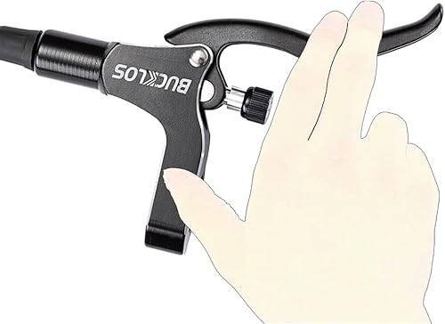 Miniatura 10 de BUCKLOS Frenos de disco hidráulicos MTB para bicicleta de montaña, delantero izquierdo 31.496 in derecho trasero 59.055 in bicicleta freno