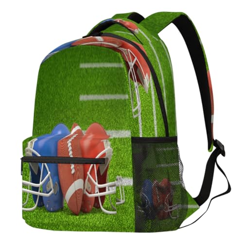 Sac à dos de football américain polyvalent pour ordinateur et sport outdoor