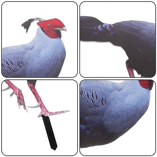 BESPORTBLE Yard Chicken Stake Dekorativer Garten-hühnerschild-Stake Acryl-Einsatz Für Modernes Outdoor-