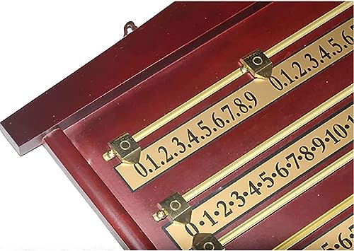Marcador de puntuación de billar de cobre ligero y duradero modelo A para bar 6