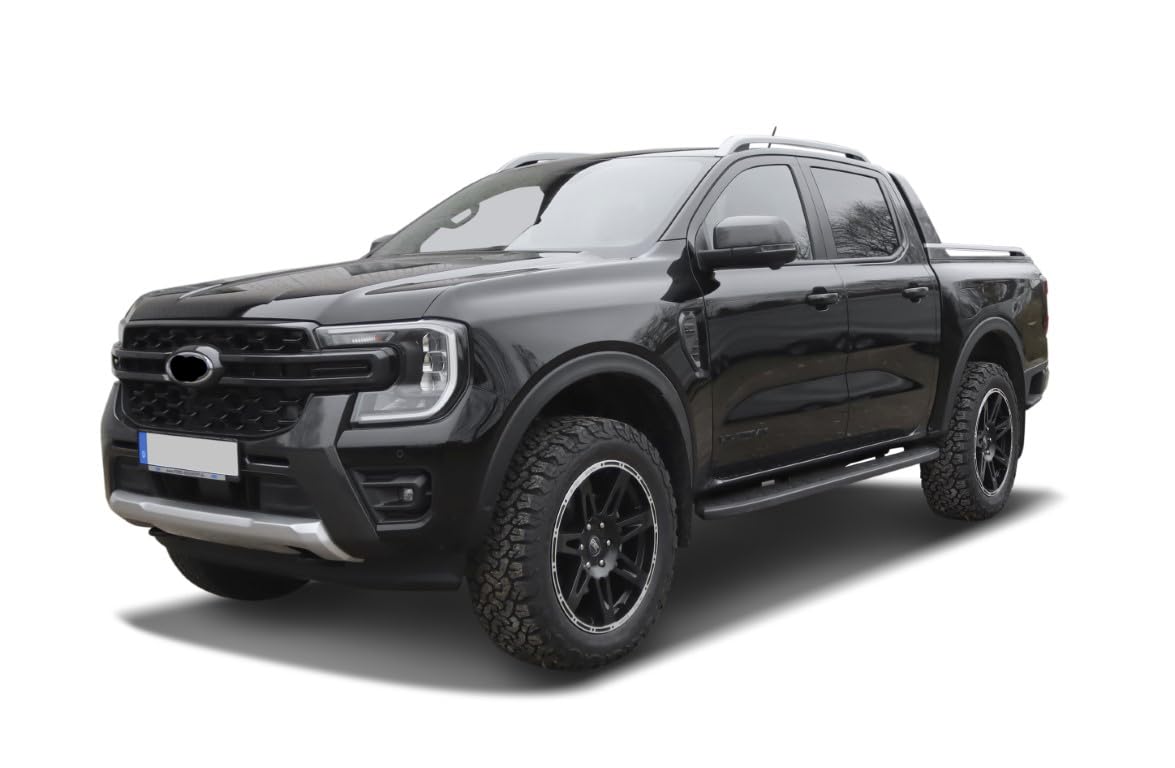 Cerchio in Lega 4X W-Tec Extreme 8,5x20 ET+40, Nero-Argento, Compatibile con Ford Ranger (dal 2023)