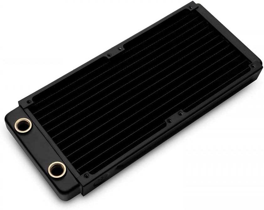 EKWB EK-CoolStream Classic SE 240 Slim Radiator, Dual Fan, Black