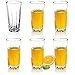 KADAX Bicchieri in Vetro, Set di 6, Transparente Bicchiere, Bicchiere da Acqua, Succo, Drink, Cocktail, Bicchieri per bevande, lavabili in Lavastoviglie (alti, 330 ml)