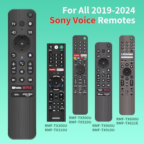 Image of for Sony-TV-Remote, Compatible with Sony Remote Control for Smart TV with Voice Control RMF-TX800U, for XR /XBR /KD /K Series 4K LED OLED Google /Android TVs