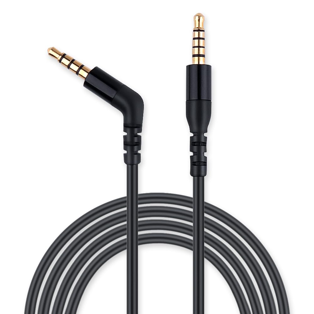 HUYUN 3.5mm Audio Cable Cord Compatible for SteelSeries Arctis Nova Pro/Nova DAC Gaming Headset Replacement Main Headphone Cable(Black)