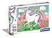 Produktbild Clementoni 27109 Supercolor Unicorns  Puzzle 104 Teile ab 6 Jahren, buntes Kinderpuzzle mit besonderer Leuchtkraft & Farbintensität, Geschicklichkeitsspiel für Kinder