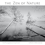 The Zen of Nature 2026 Wall Calendar, 12-Month Black & White Nature Photography Calendar by Chip Forelli, 12' x 12', 2026 Wall Planner and Organizer with Peaceful Scene Meditation Art