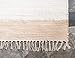 Unique Loom Chindi Rag Collection Area Rug - Striped (8'x 10' Rectangle, Beige/ Ivory)
