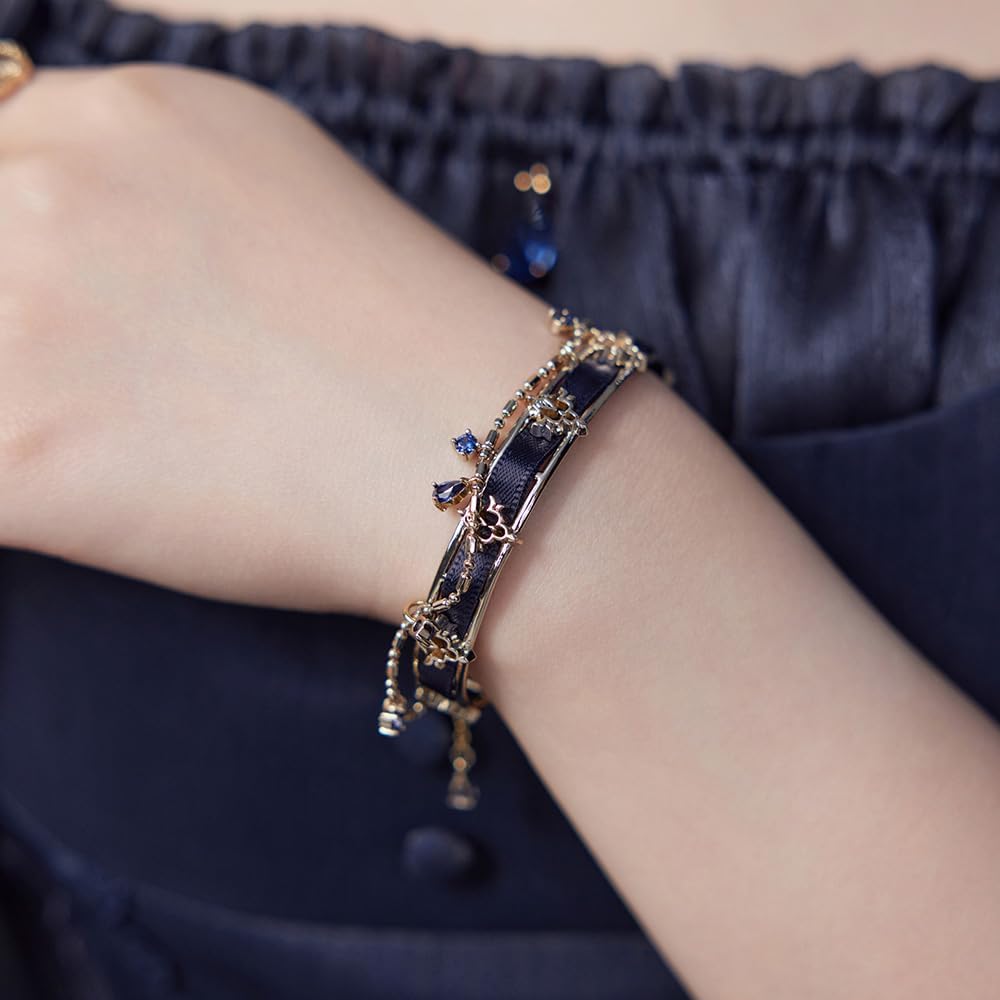 GENSHIN IMPACT Furina Impression Series - Multipurpose Choker Necklace&Two-Layered Ribbon Bracelet - Image 3