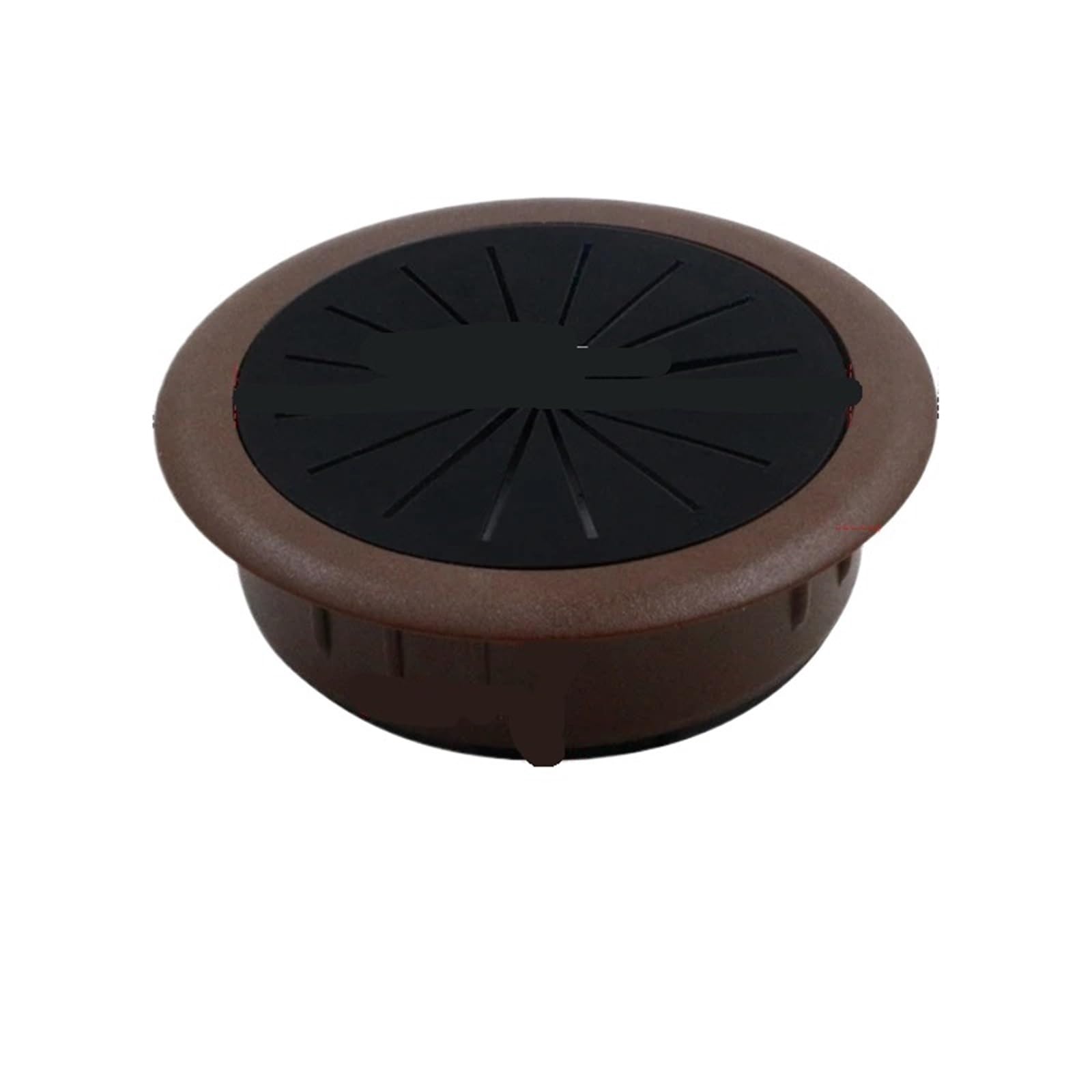 Desk Cable Grommet 50mm 60mm Desk Cord Grommet Wire Hole Cover Line Outlet Port Threading Box Cable Passing Office Table Organizer(Brow 50mm,1pcs)
