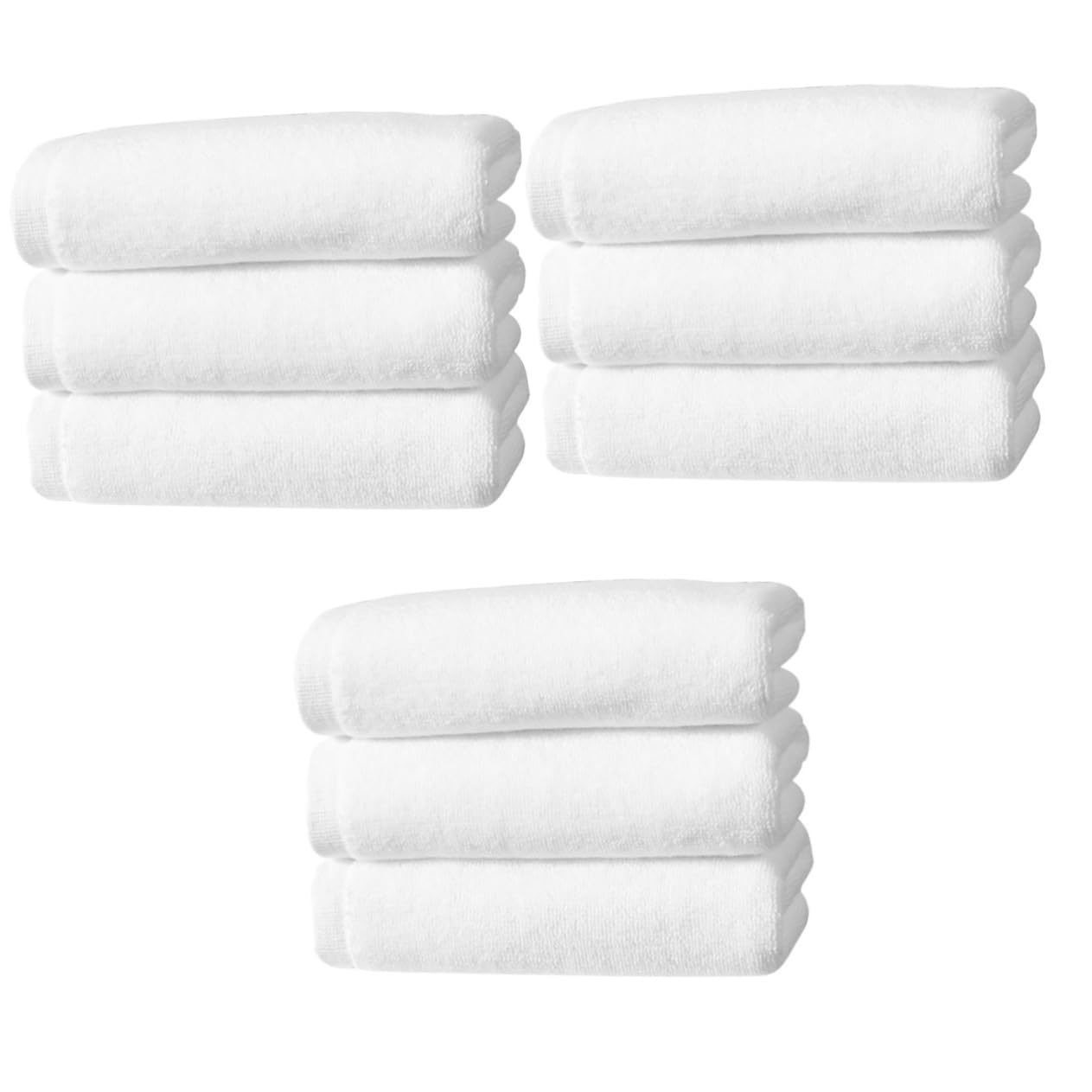 Toallas de algodón absorbentes Gatuida de 9 piezas para hotel, spa y deporte