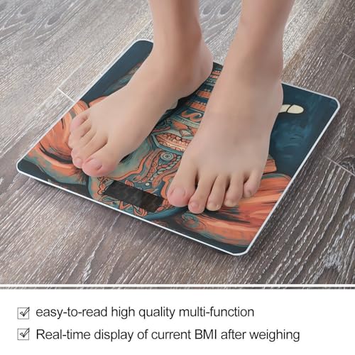 Báscula digital de baño con pantalla LCD y vidrio templado miniatura 5
