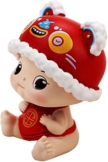 TOYANDONA Tigre Leão Ornamento Bobblehead Estatueta Decoração Balançando A Cabeça Decoração Do Carro Painel Do Carro Decoração Cabeça Painel Figuras Estátua Terrário Estatuetas Bobblehead