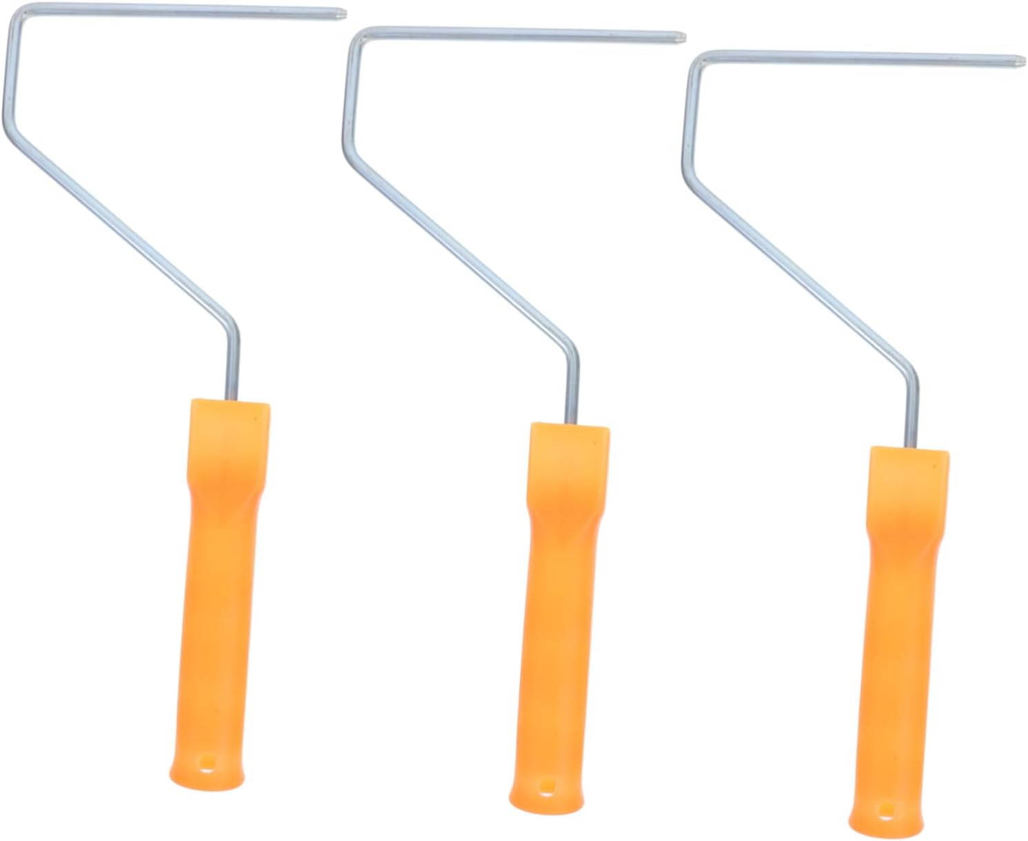 NUOBESTY 3pcs Paint Roller Holder Non-Slip Grip Paint Roller Frame Handle Suitable for House Painting and