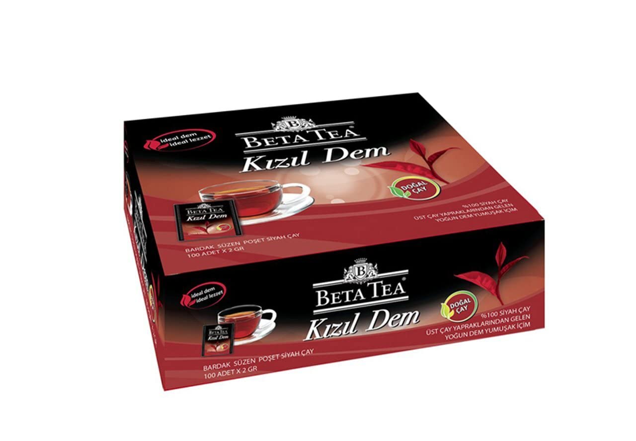 Beta Kızıl Dem Poşet Çay 100x2 gr