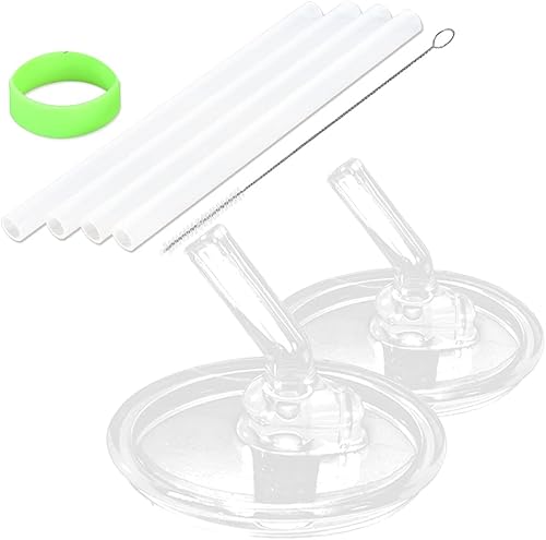 2 pajitas de repuesto para botellas THERMOS FOOGO de 10 onzas modelo BS535 piezas de repuesto THERMOS sin BPA para FOOGO de 10 onzas incluidas 4