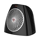 Vornado VH202 Personal Space Heater, Advanced Safety, 2 Heat Settings, Direct Heating, Black