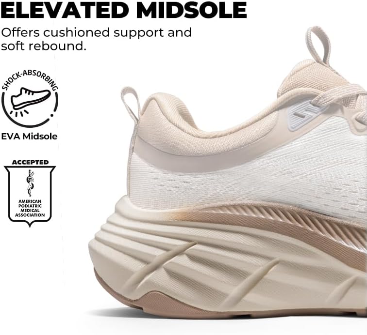 NORTIV 8 Women's Walking Shoes Cushion Comfortable ActiveBreeze Running Tennis Shoes Non-Slip Workout Gym Sports Athletic Breathable Fashion Sneakers - Image 5