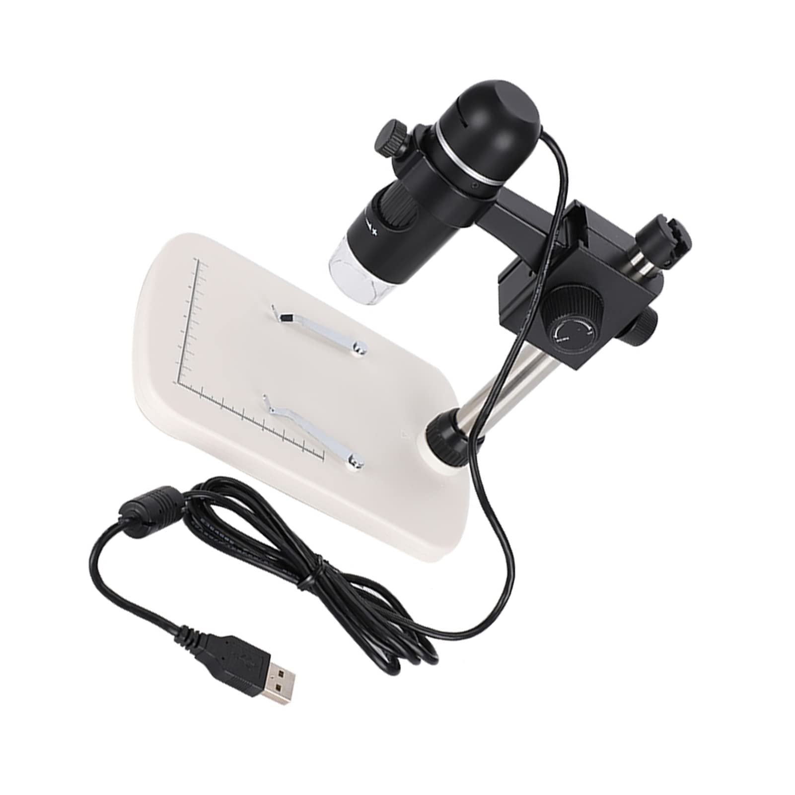 Cryfokt Digitales Mikroskop 300 X 5 MP, Professioneller HD-LED-Messständer für Studenten, Fabrikpflanzenwissenschaftler