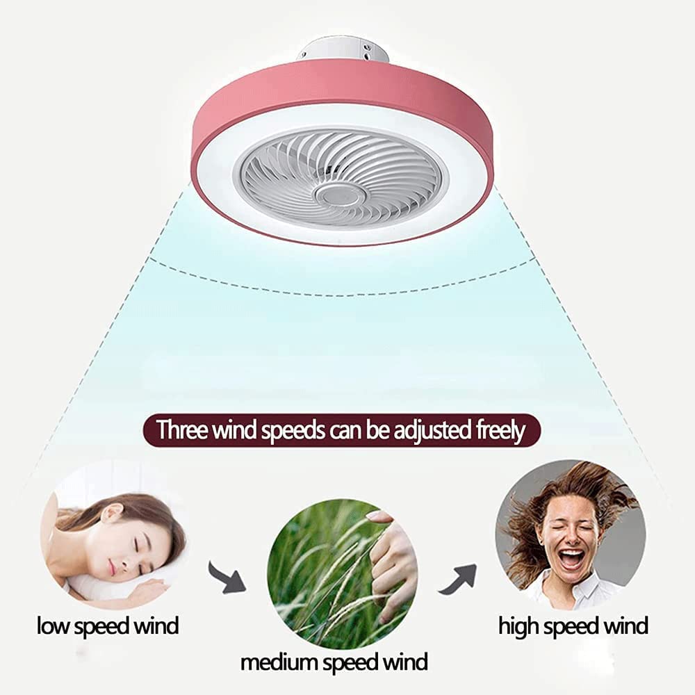 Plafoniera a LED da Incasso con Ventilatore, Lampada dimmerabile a Tre Temperature di Colore, Illuminazione Invisibile per Camera da Letto, Sala da Pranzo e Studio.