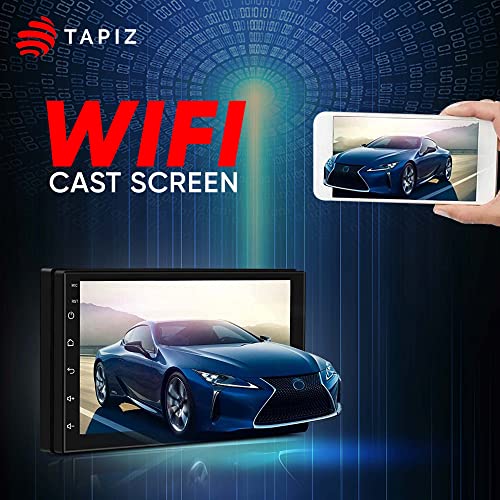 Image of Tapiz Premium 9 inch Full HD 1080 Touch Screen Android 9.1, Ultra IPS Display, Car Multimedia Player with Bluetooth /Wi-Fi /Hi-Fi Audio - Supports iOS and Android ( 2GB /16GB )