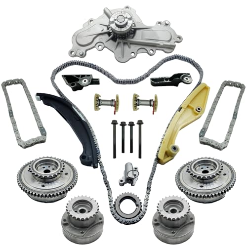 3.5 Ecoboost Timing Chain Kit With Water Pump Vvt Cam Phasher For Ford Explor...