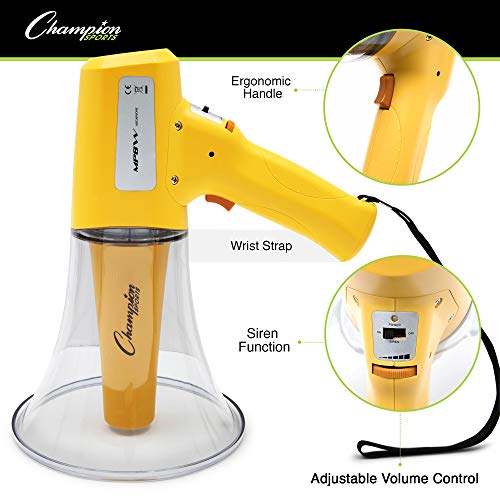 Champion Sports 8 Watt Megaphone , 12" #TOP4