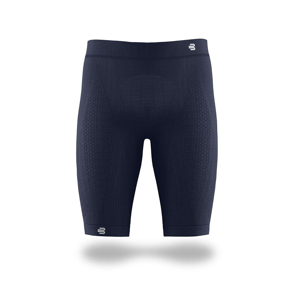BAUERFEIND Spodnie kompresyjne "Sports Compression Tights Short", spodnie sportowe dla mężczyzn, krótkie, poprawiające ukrwienie mięśni nóg, poliamid/elastan