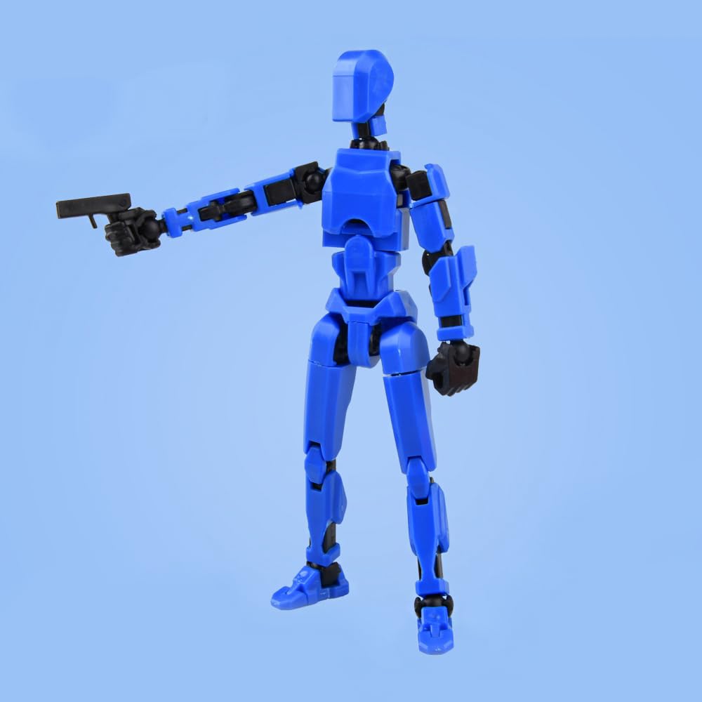 Figurine D'Action T13 Articulée Multi-Joints - Robot Rouge 3D Pour Enfants Et Adultes