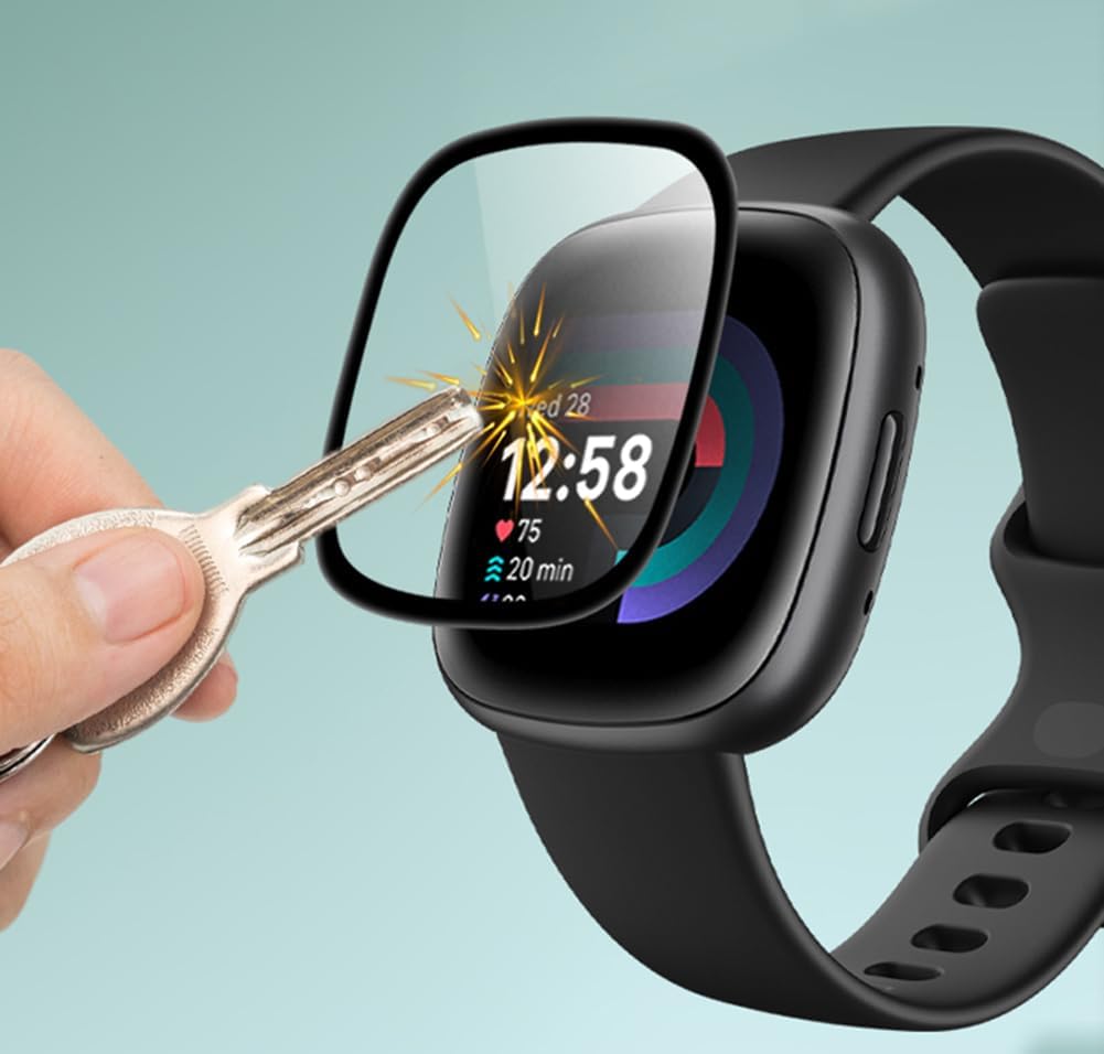 Kepuch Screen Protector Compatible for Fitbit Versa 4 - Composite Membrane 2 Pack